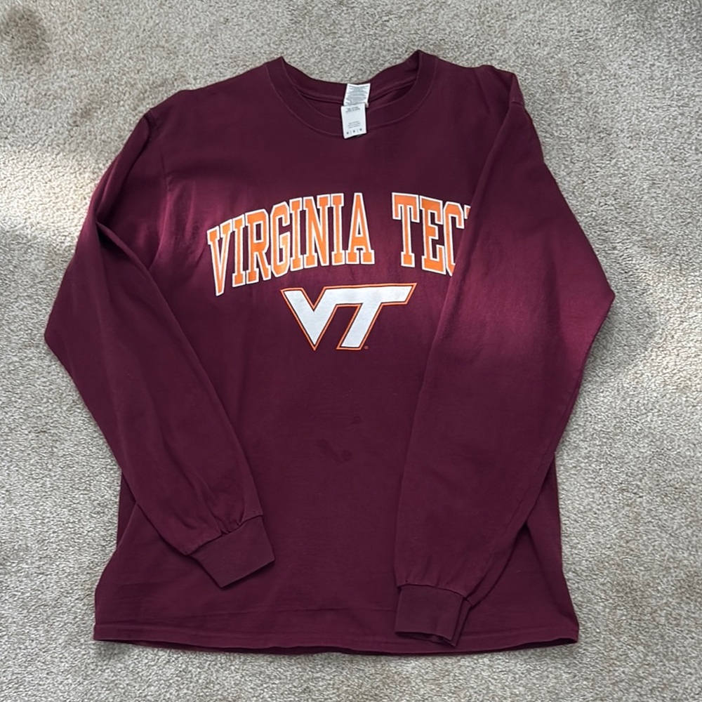 Virginia Tech Maroon Long Sleeve Shirt